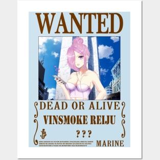 Vinsmoke Reiju One Piece Wanted Posters and Art